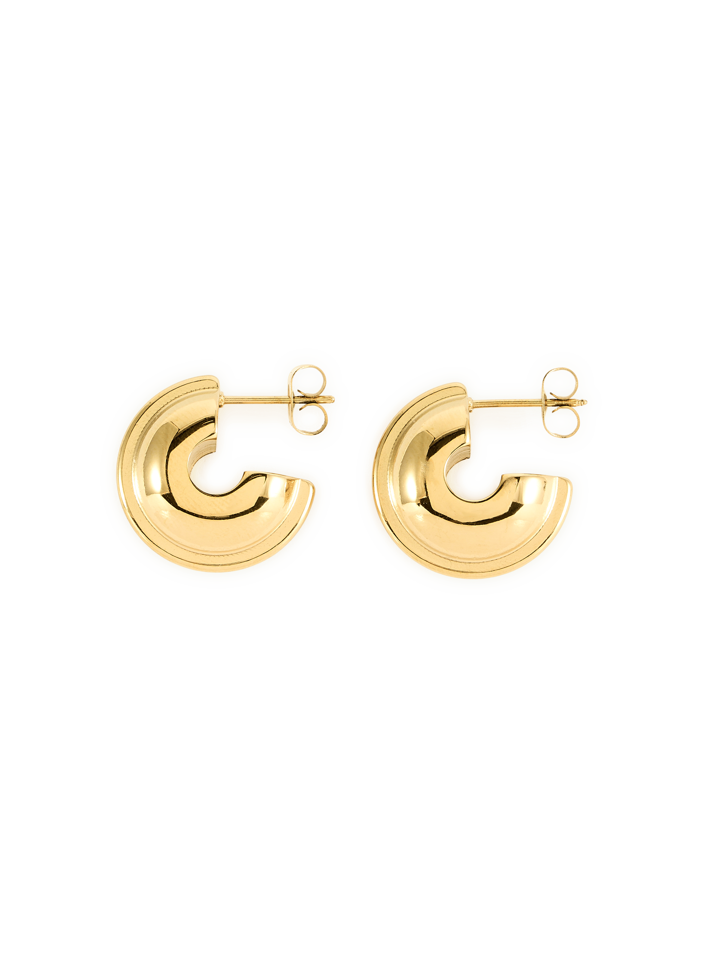  Hoop earrings  AU PRINTEMPS PARIS Golden