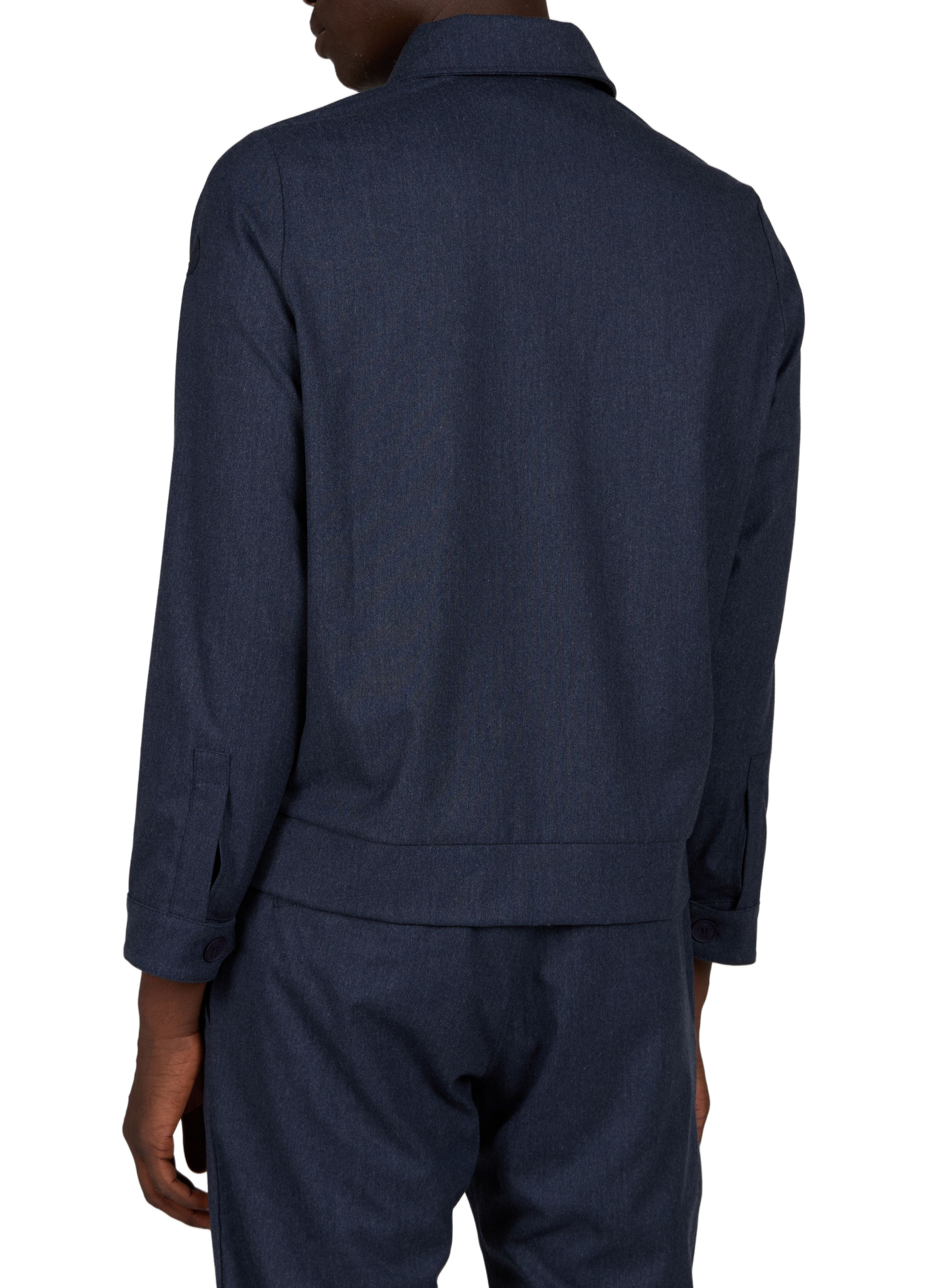 Step Lipari straight classic collar jacket 1789 CALA Blue