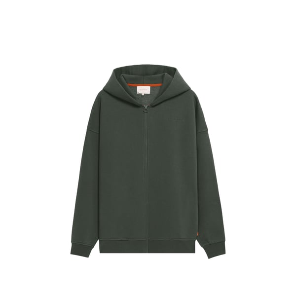 Sweat zippé en coton mélangé Sweat zippé en coton mélangé
