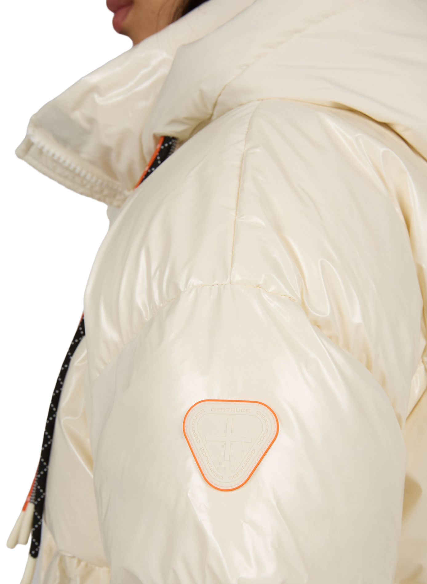 LILIBRIGHT short shiny puffer jacket | Beige GERTRUDE Women