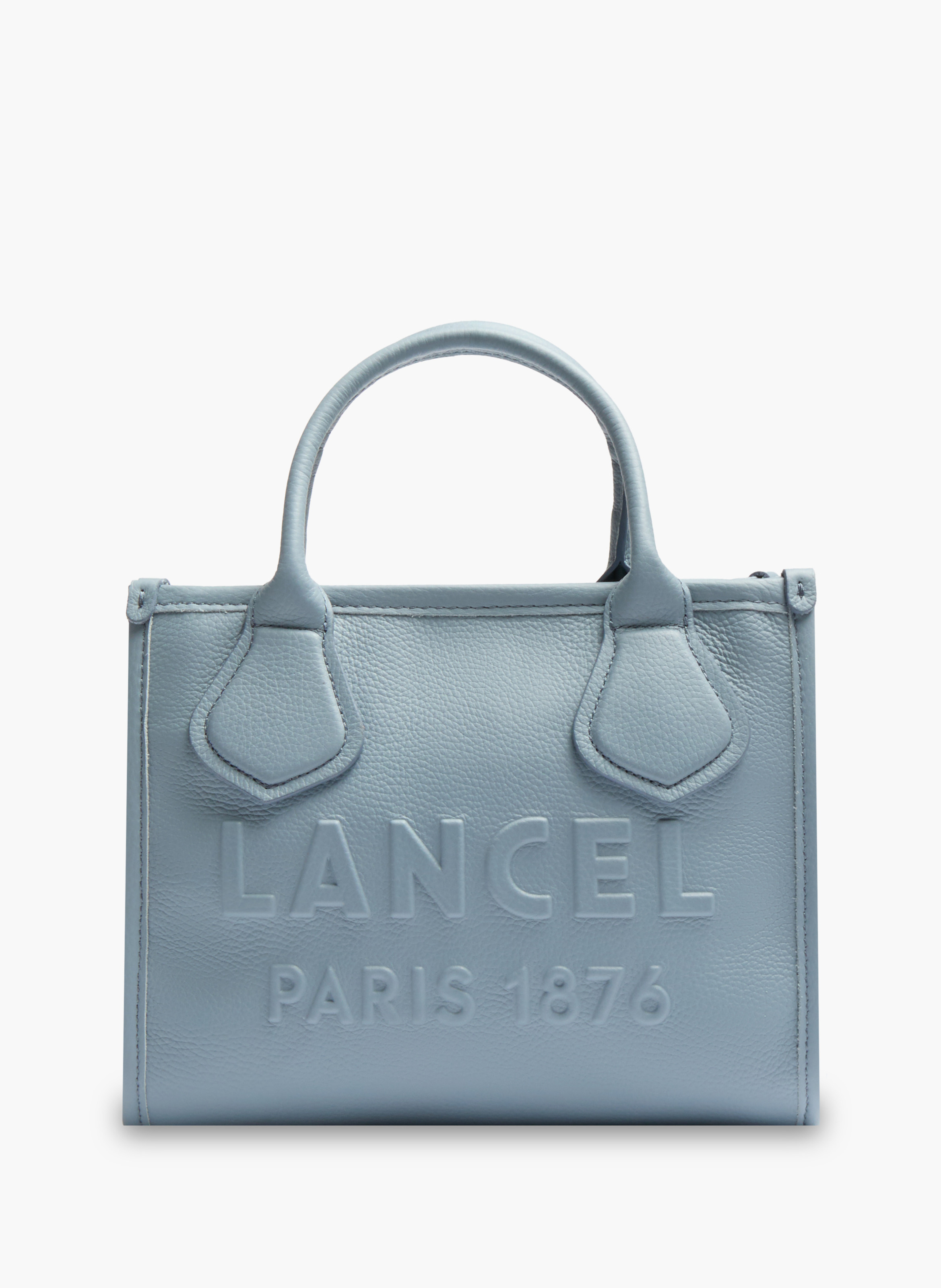 Sac cabas zippé s jour de lancel en cuir LANCEL Bleu