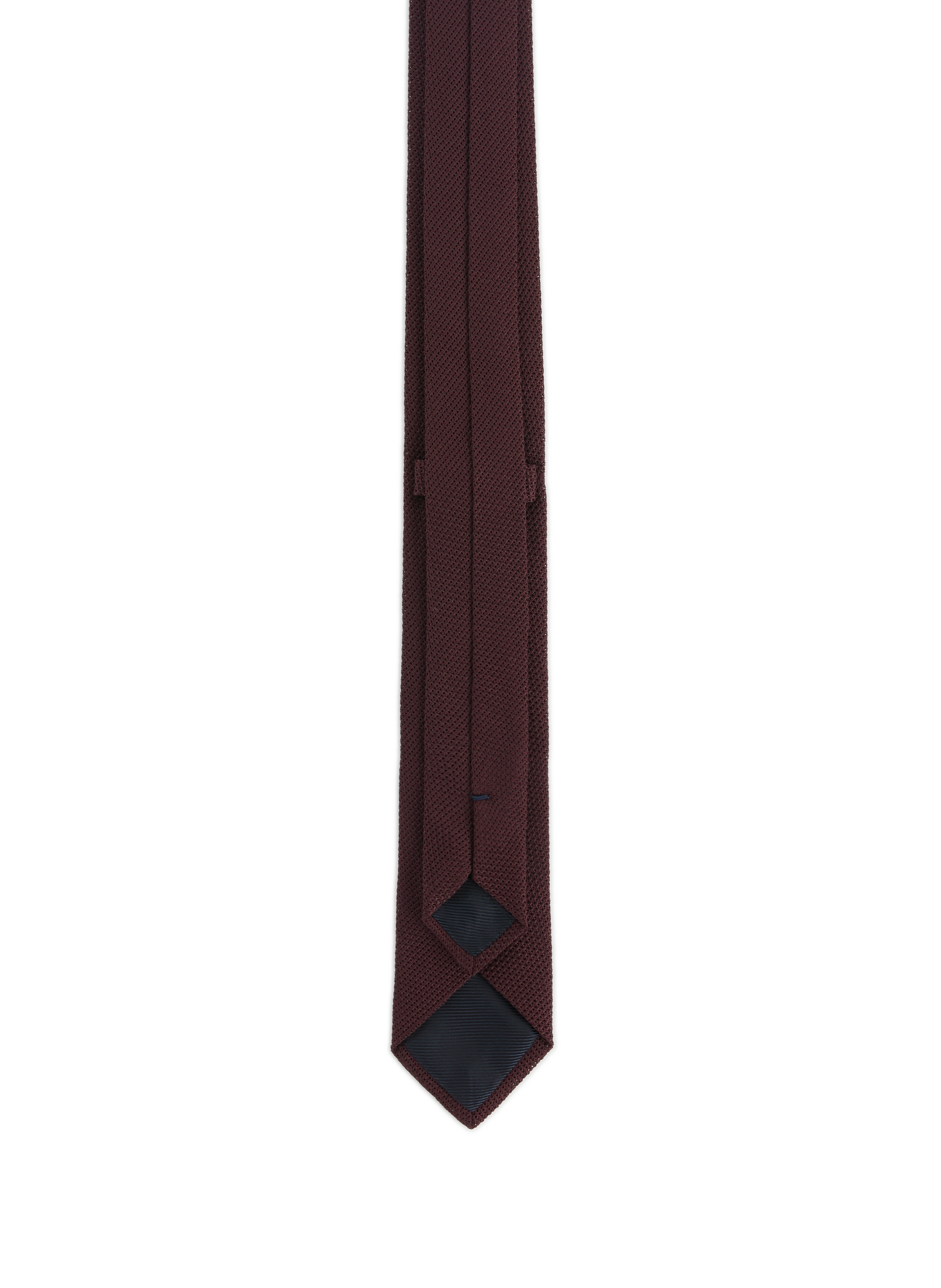 Cravate en piqué de soie