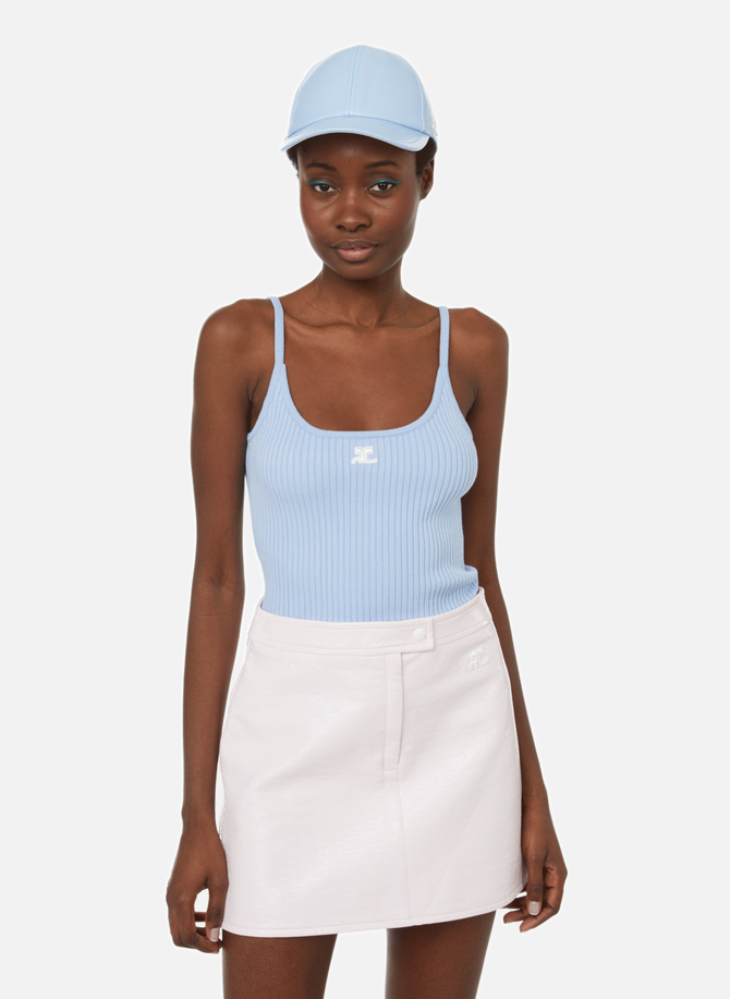 COURRÈGES knitted tank top