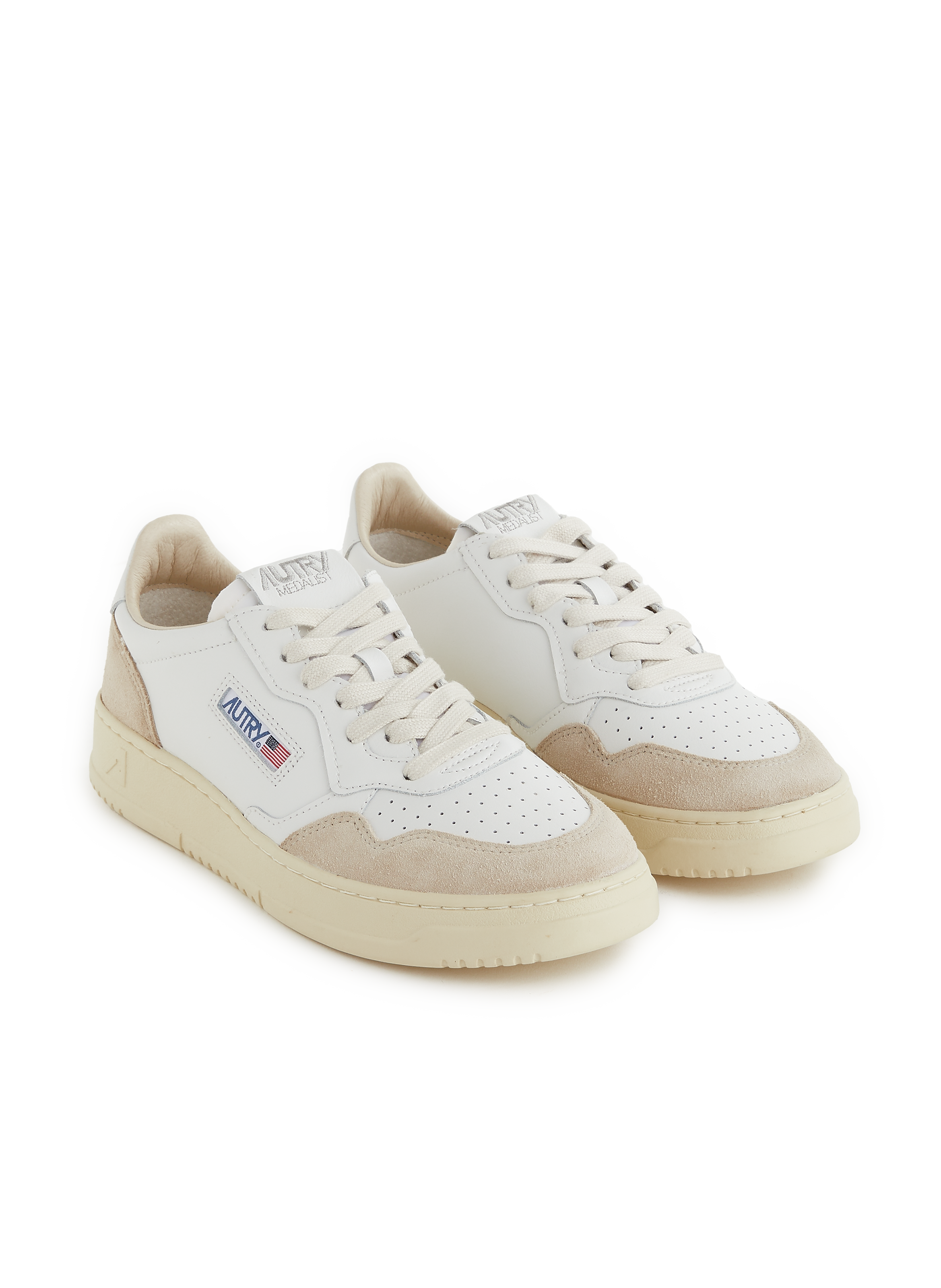 LS33 leather sneakers AUTRY White