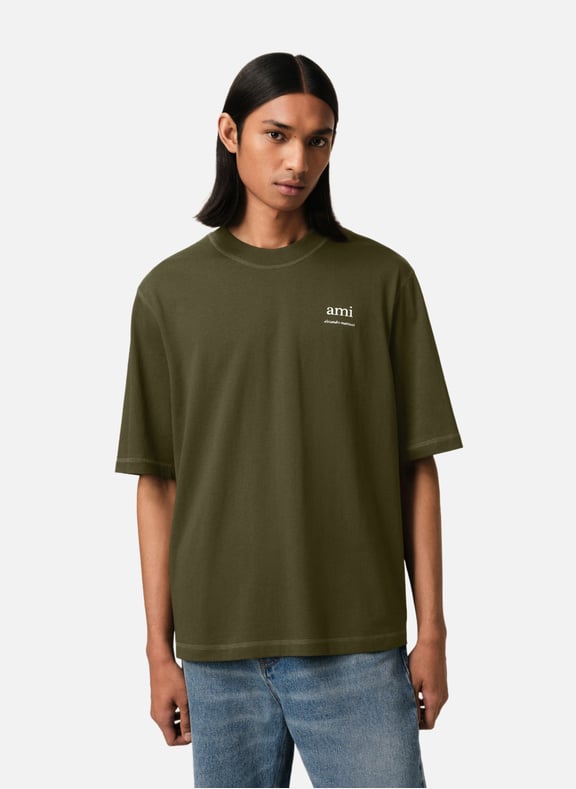 T-shirt ami alexandre mattiussi Vert by AMI PARIS AMI PARIS T-shirt ami alexandre mattiussi Vert