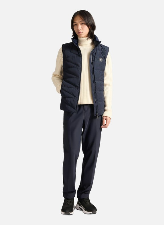 Veste sans manches mauro col montant coupe regular Bleu by FUSALP FUSALP Veste sans manches mauro col montant coupe regular Bleu
