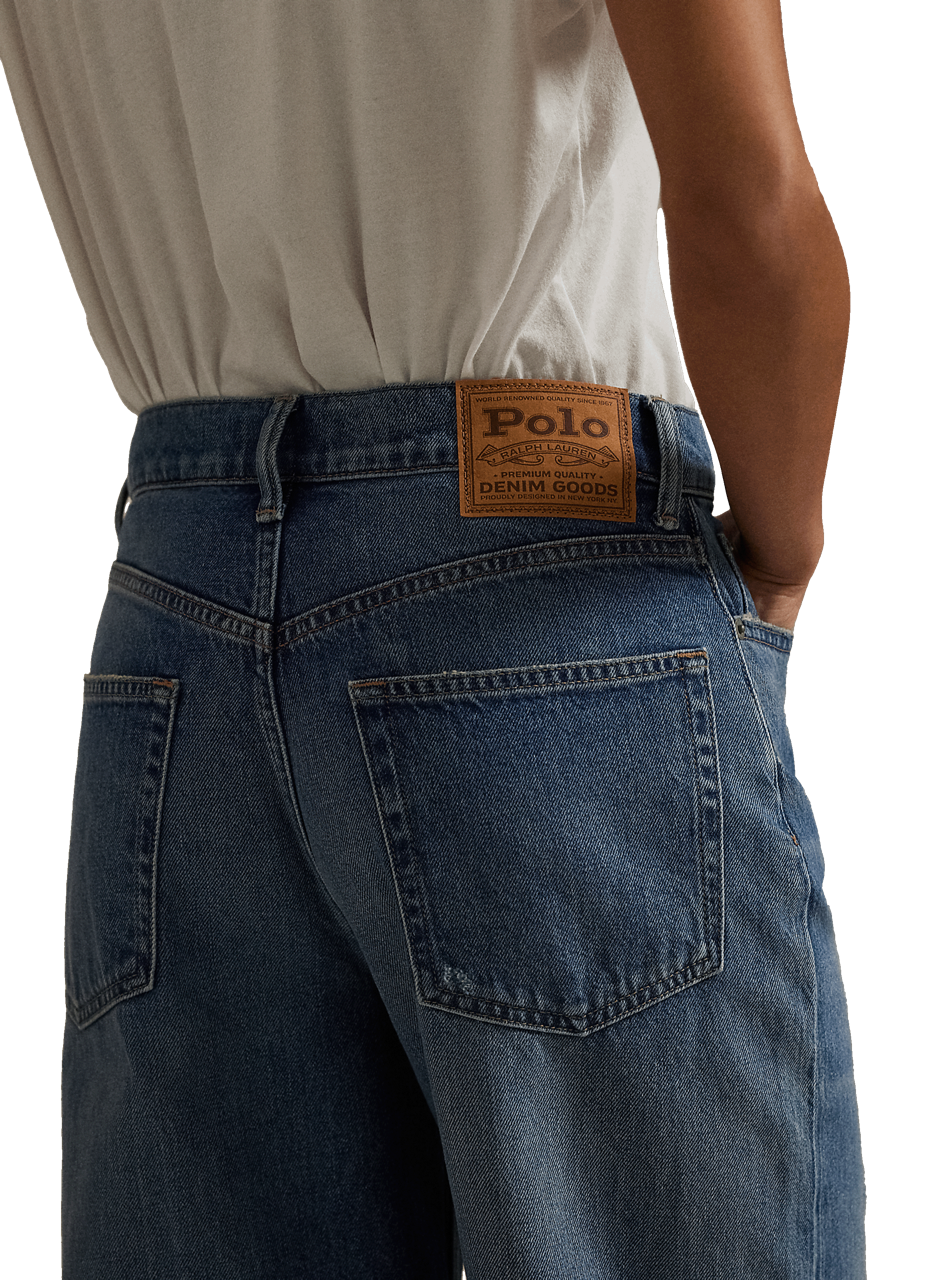 Wide cotton jeans POLO RALPH LAUREN Blue