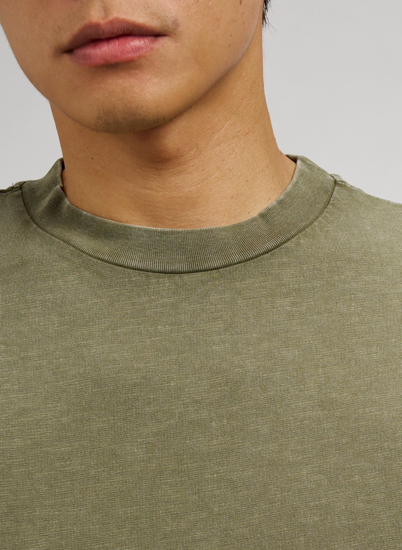 Classic Cotton T-Shirt SELECTED Green
