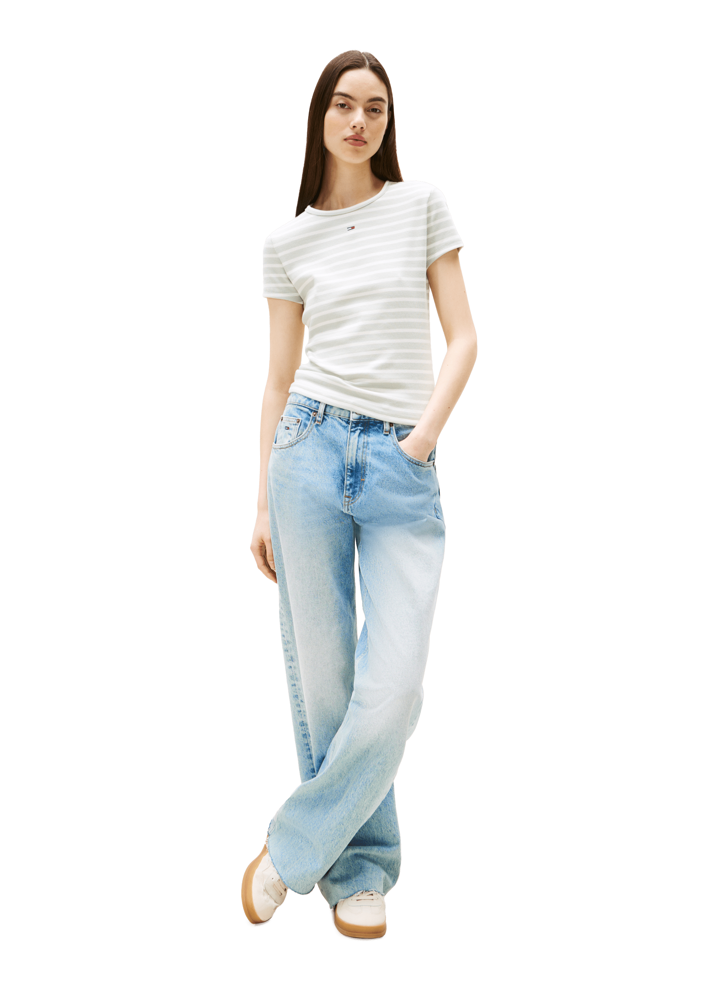  Logo T-shirt TOMMY HILFIGER Green