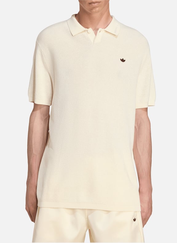 Polo manches courtes en coton Blanc by ADIDAS ADIDAS Polo manches courtes en coton Blanc