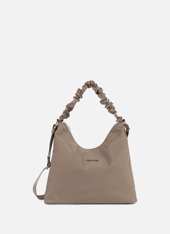 Sac seau - basic chouchou Gris by LANCASTER LANCASTER Sac seau - basic chouchou Gris