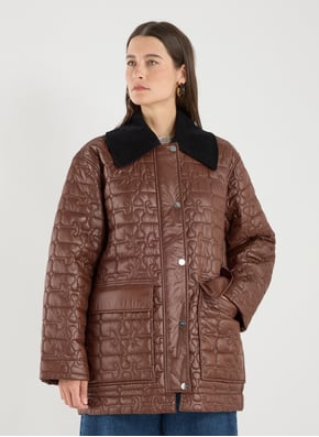 Veste longue matelassée  GANNI Veste longue matelassée  GANNI