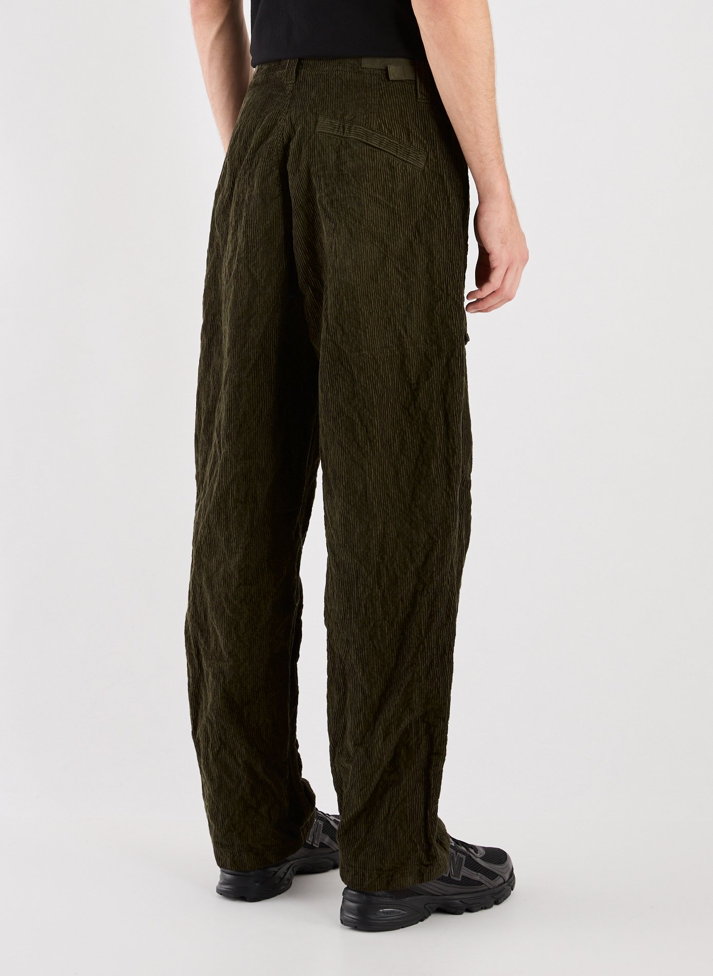 Pantalon cargo en coton mélangé STONE ISLAND Vert