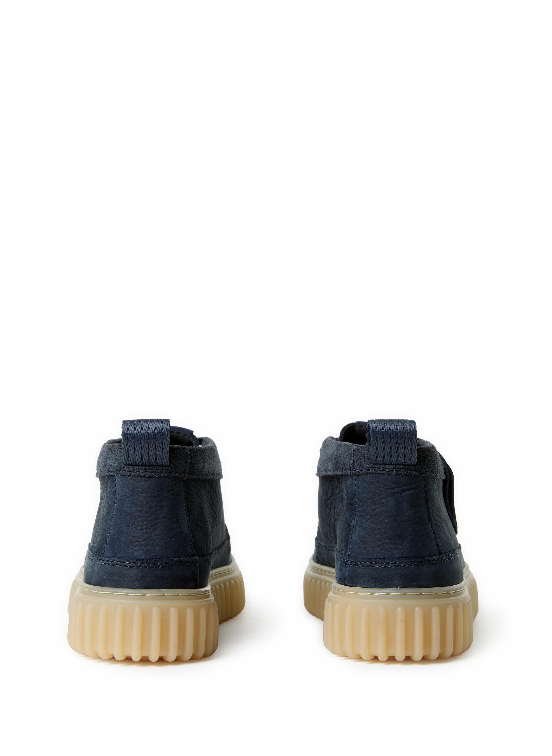 Leather sneakers CLARKS Blue