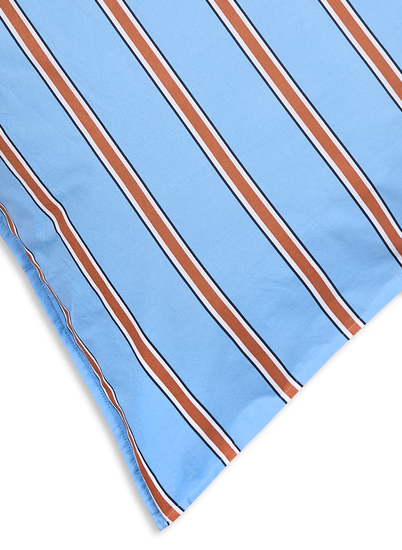 Taie d'oreiller en percale de coton AU PRINTEMPS PARIS Bleu