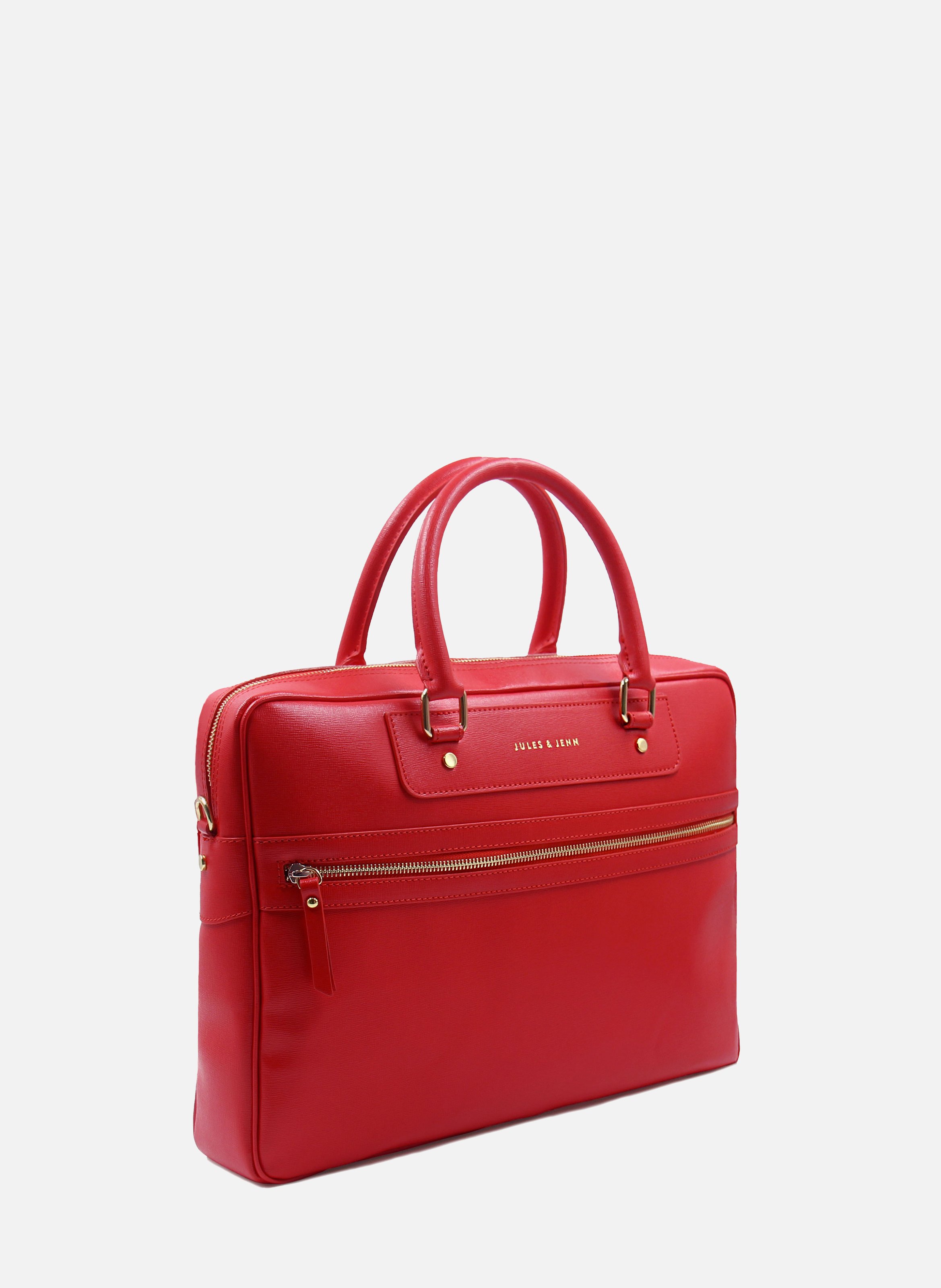 Sacoche cuir gravé Rouge