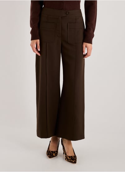 Pantalon ample uni SUNCOO Pantalon ample uni SUNCOO