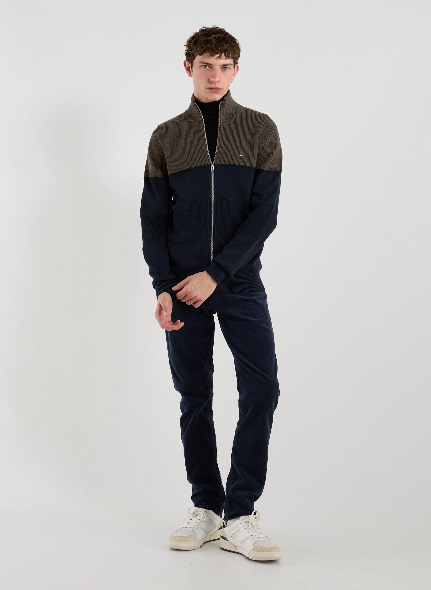 Cotton cardigan EDEN PARK Blue