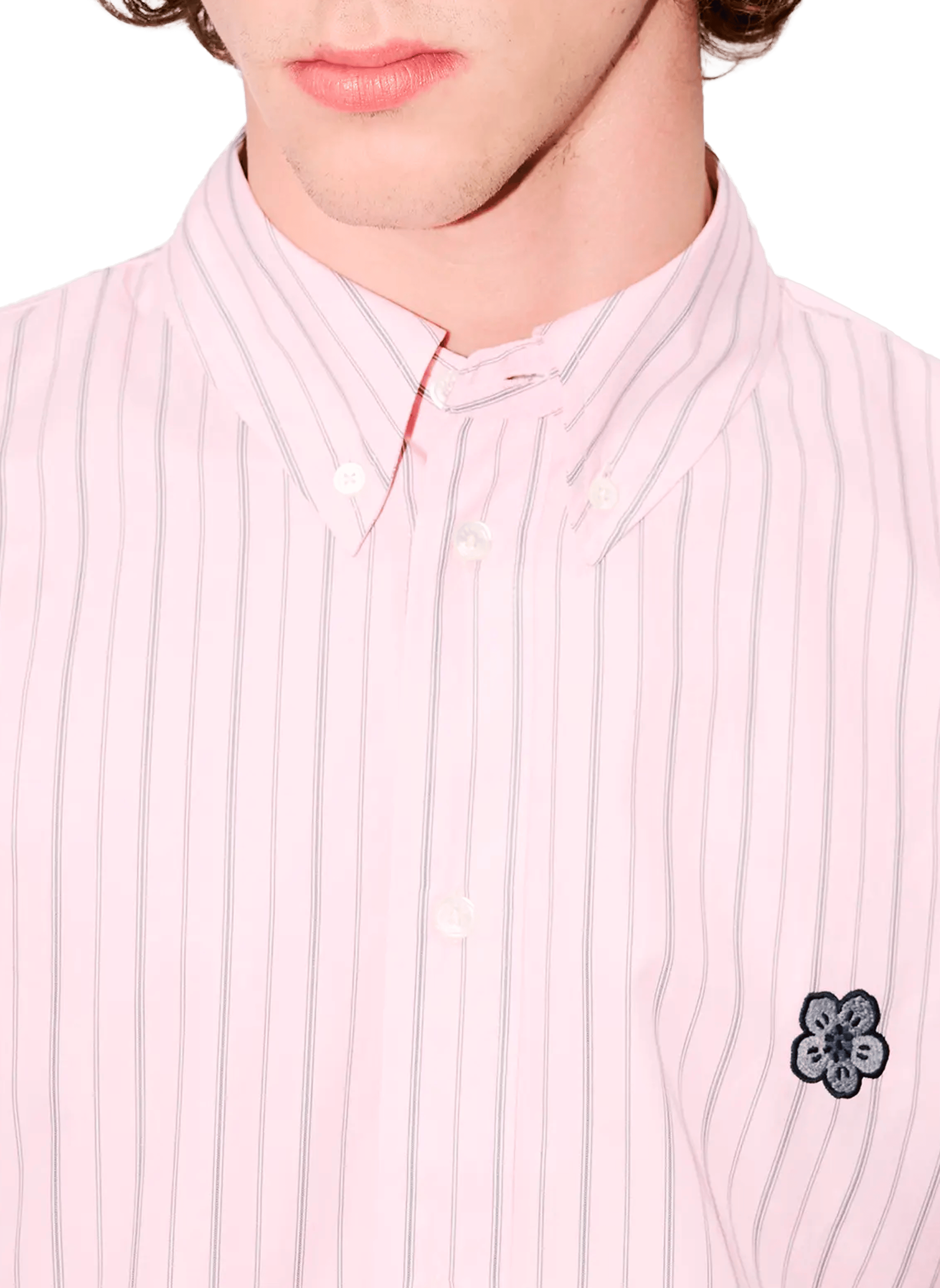 Linen shirt KENZO Pink