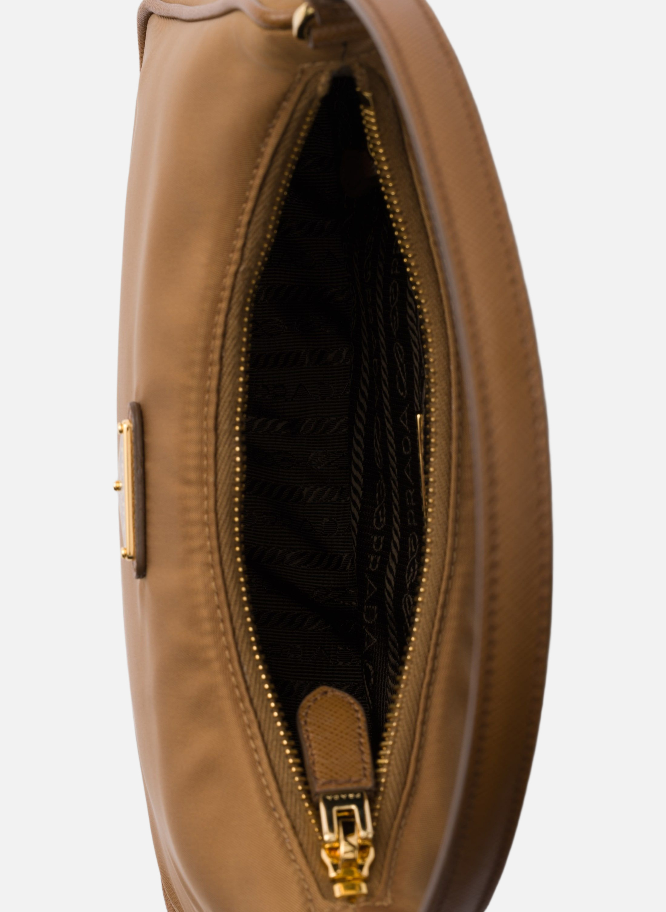 Mini sac prada re-edition 2005 en re-nylon PRADA Marron