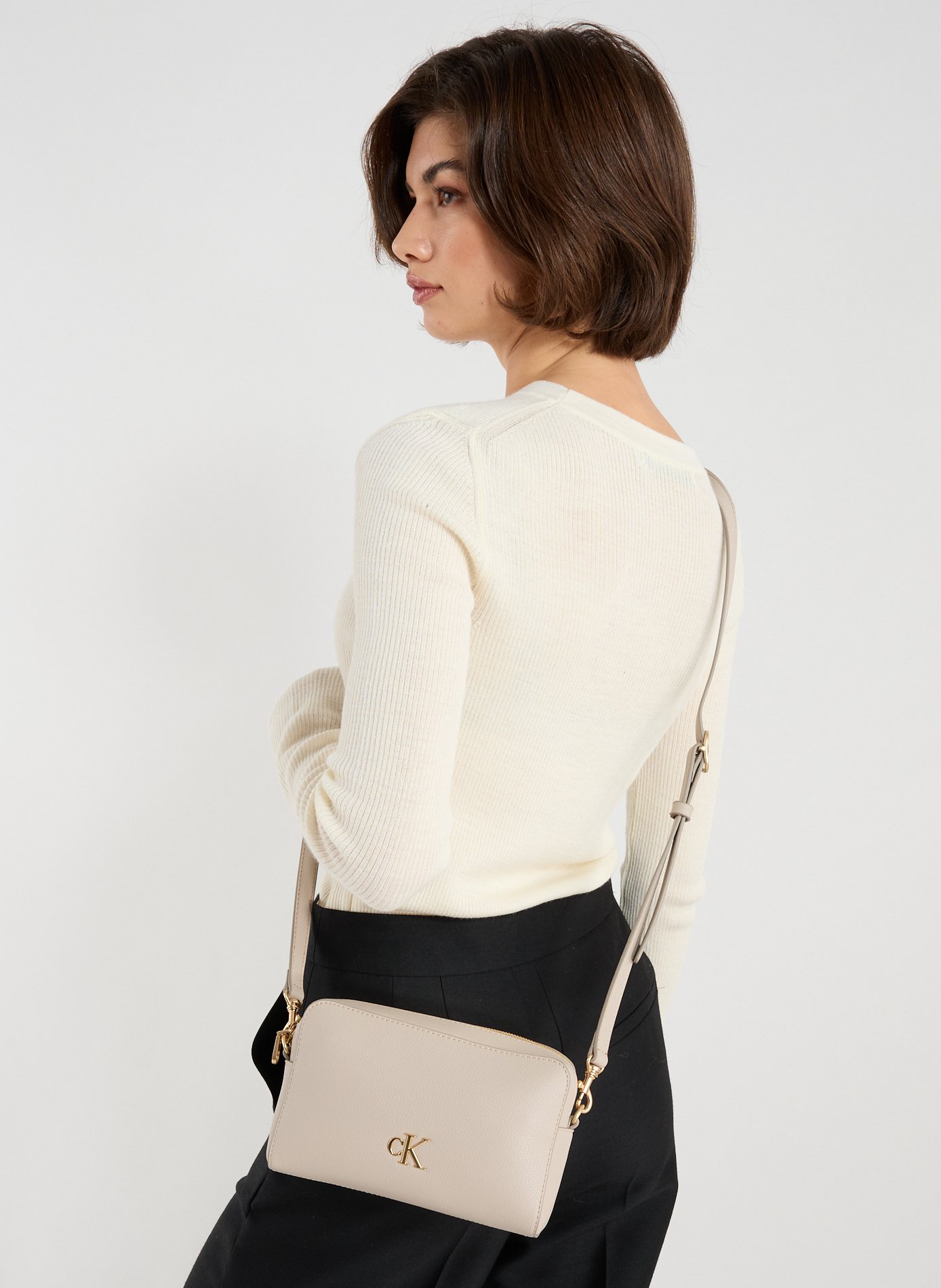 Sac à bandoulière CALVIN KLEIN Marron