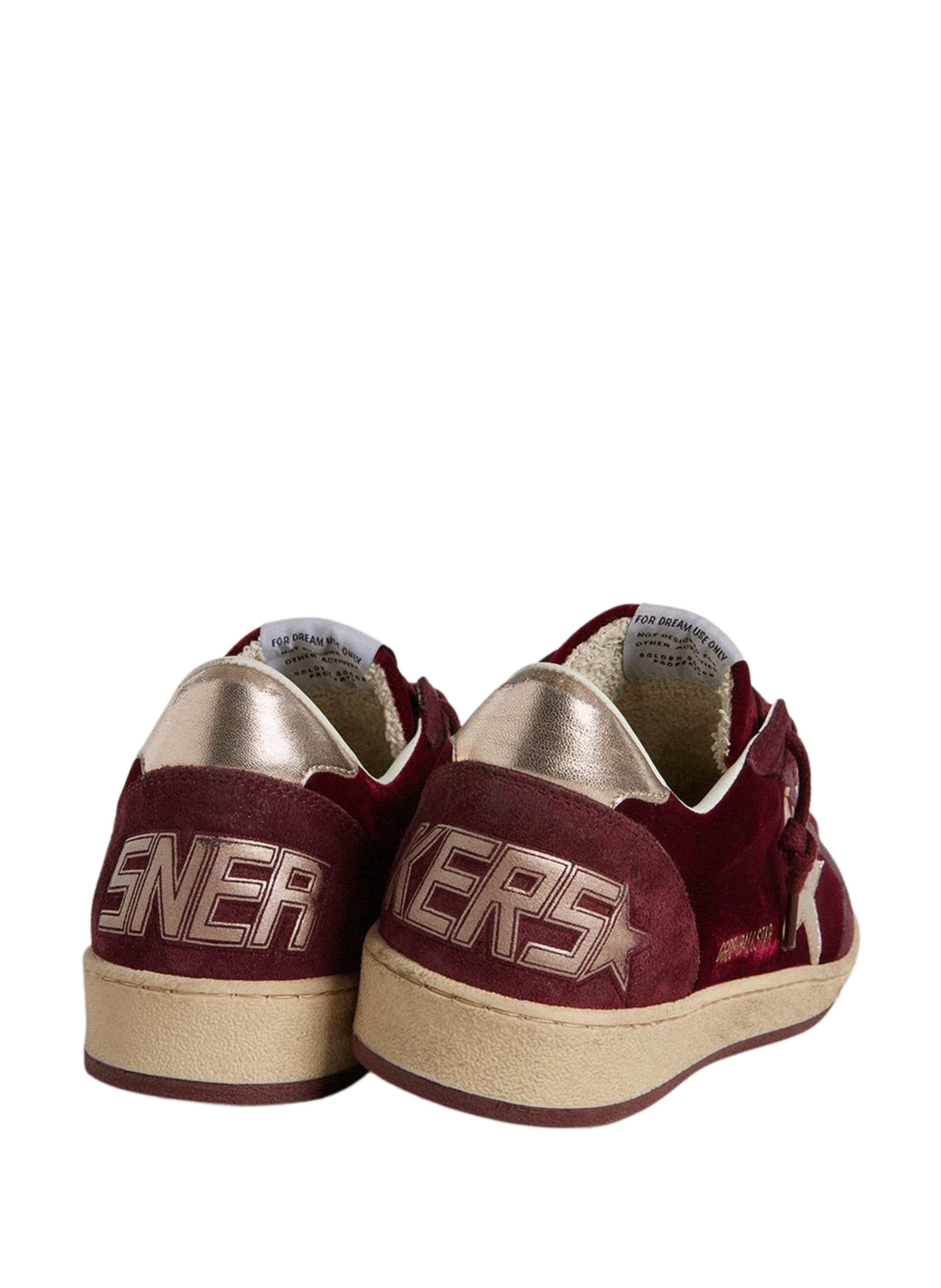 Baskets Ball Star en cuir  GOLDEN GOOSE Violet