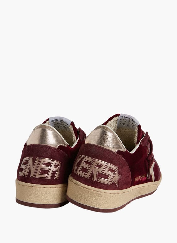 Leather ball star sneakers Purple Golden goose Women
