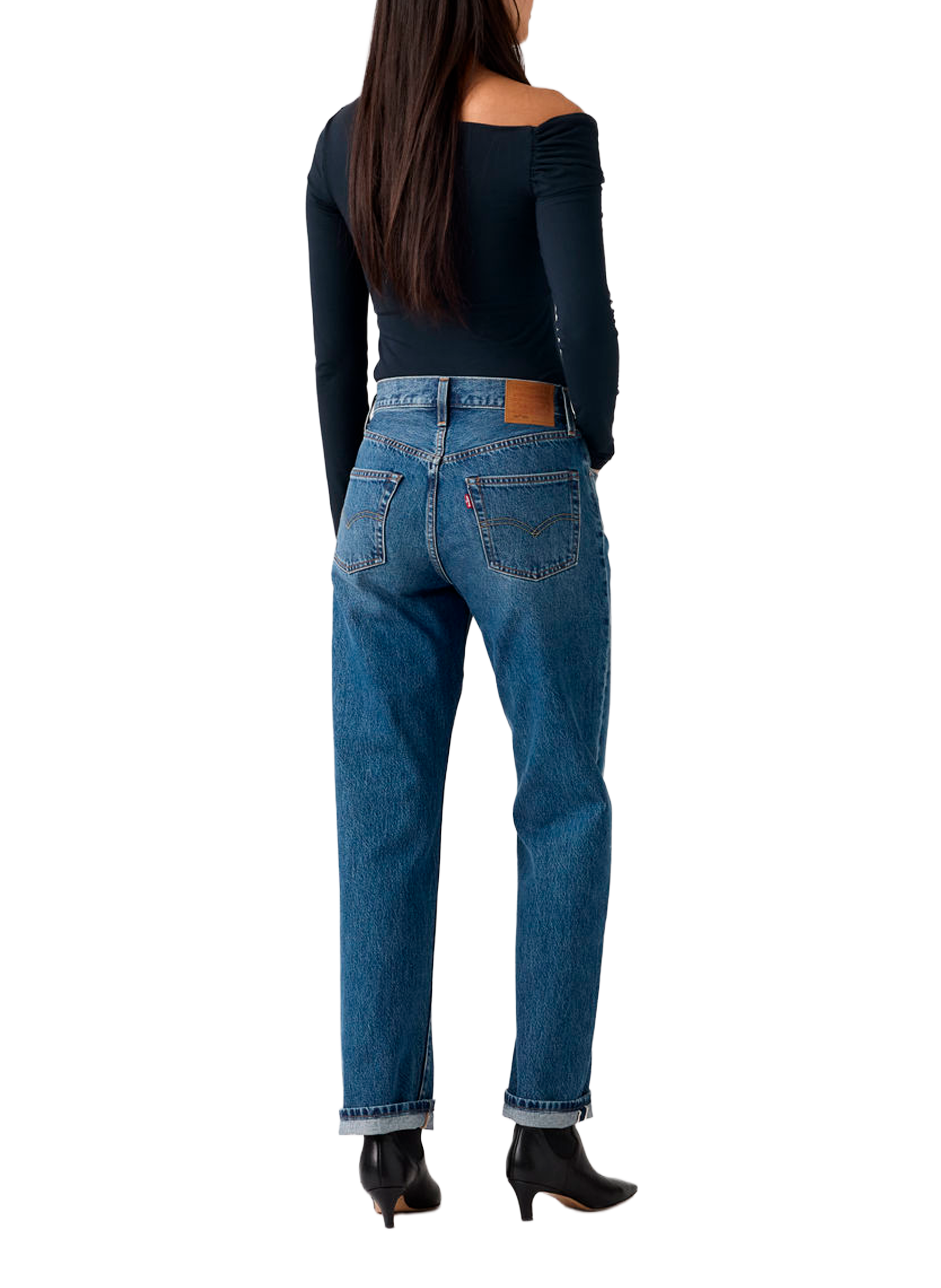 Jeans 501 90's en coton LEVI'S Bleu