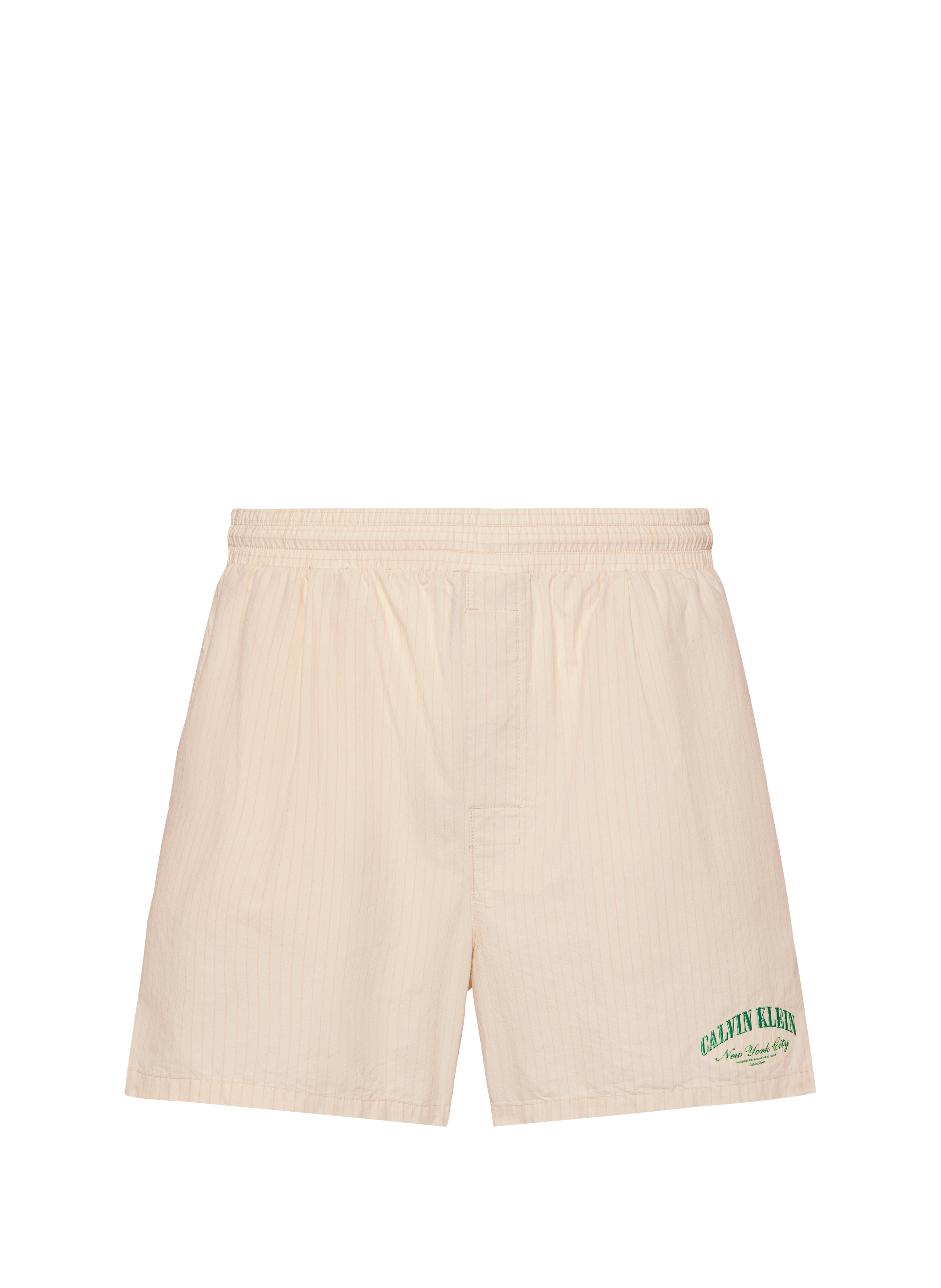 Striped cotton shorts CALVIN KLEIN White