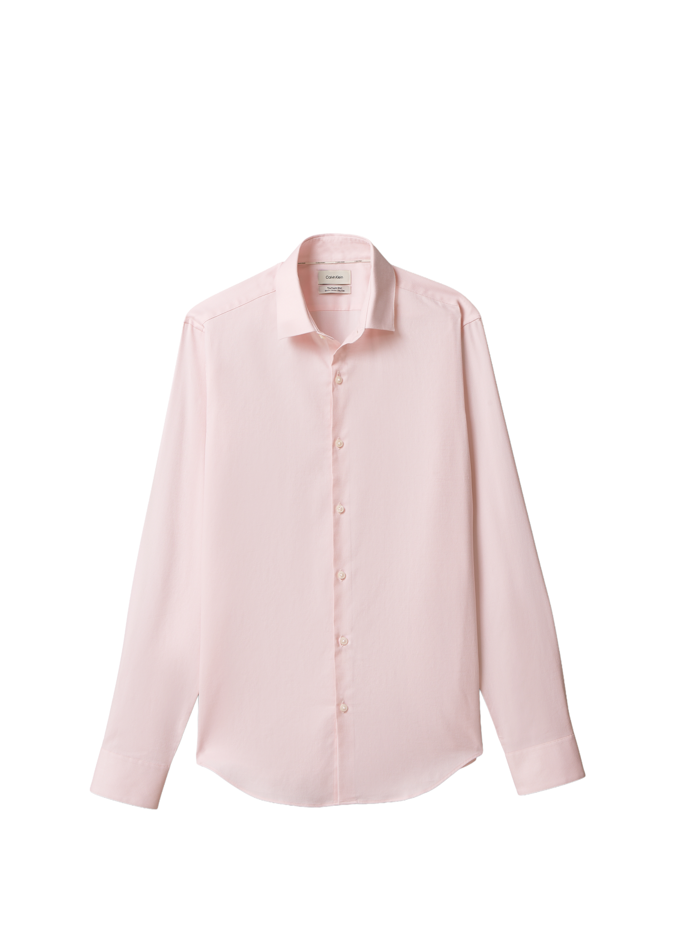 Chemise droite en coton mélangé CALVIN KLEIN Rose
