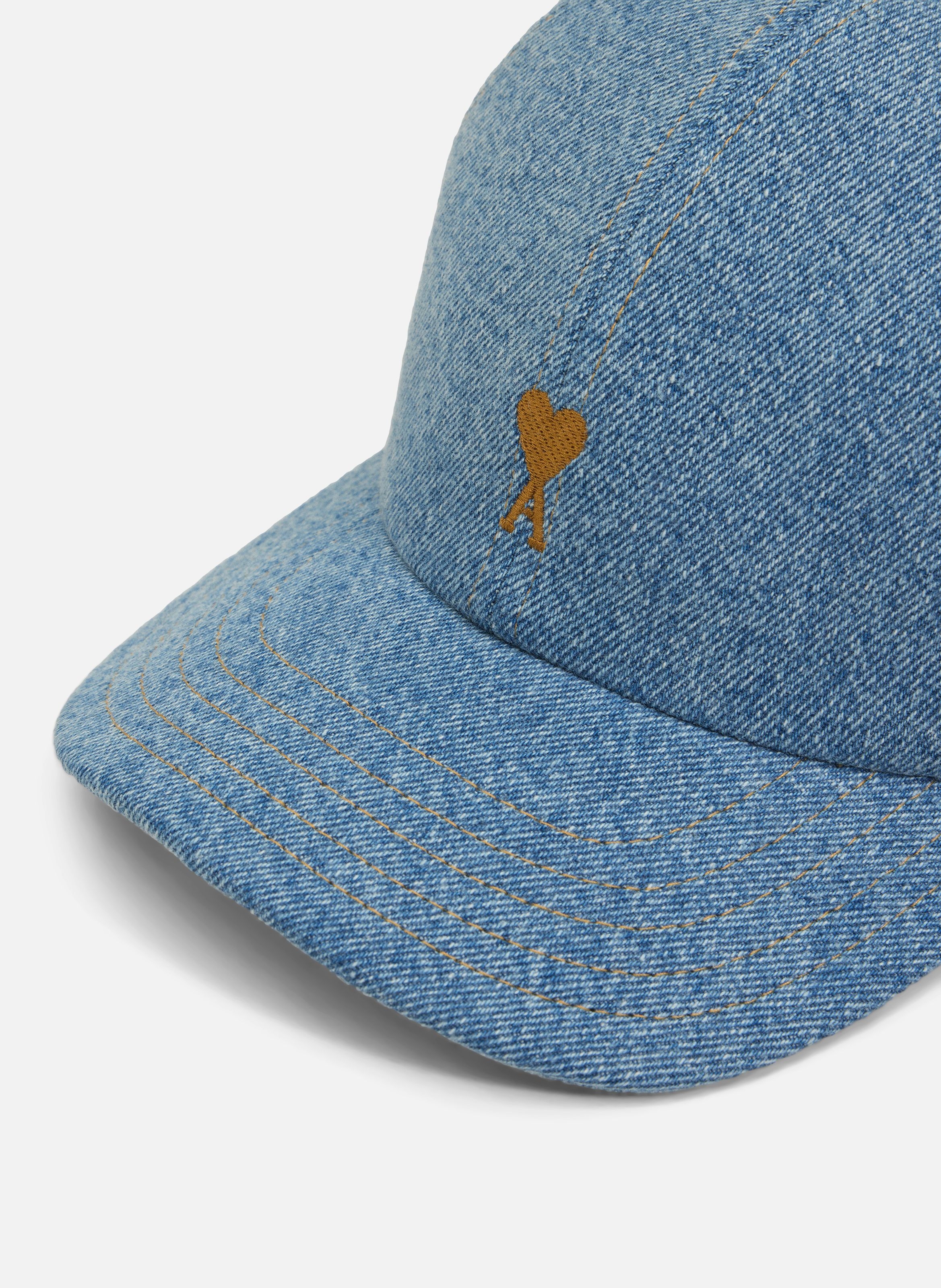 Casquette Broderie Ami De Coeur En Coton unisexe AMI PARIS Bleu