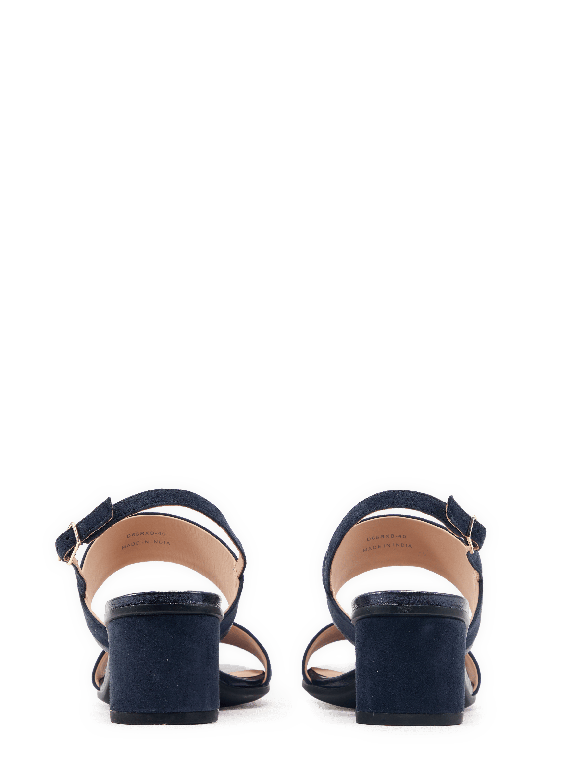 Sandales à talons Aurely en daim GEOX Bleu