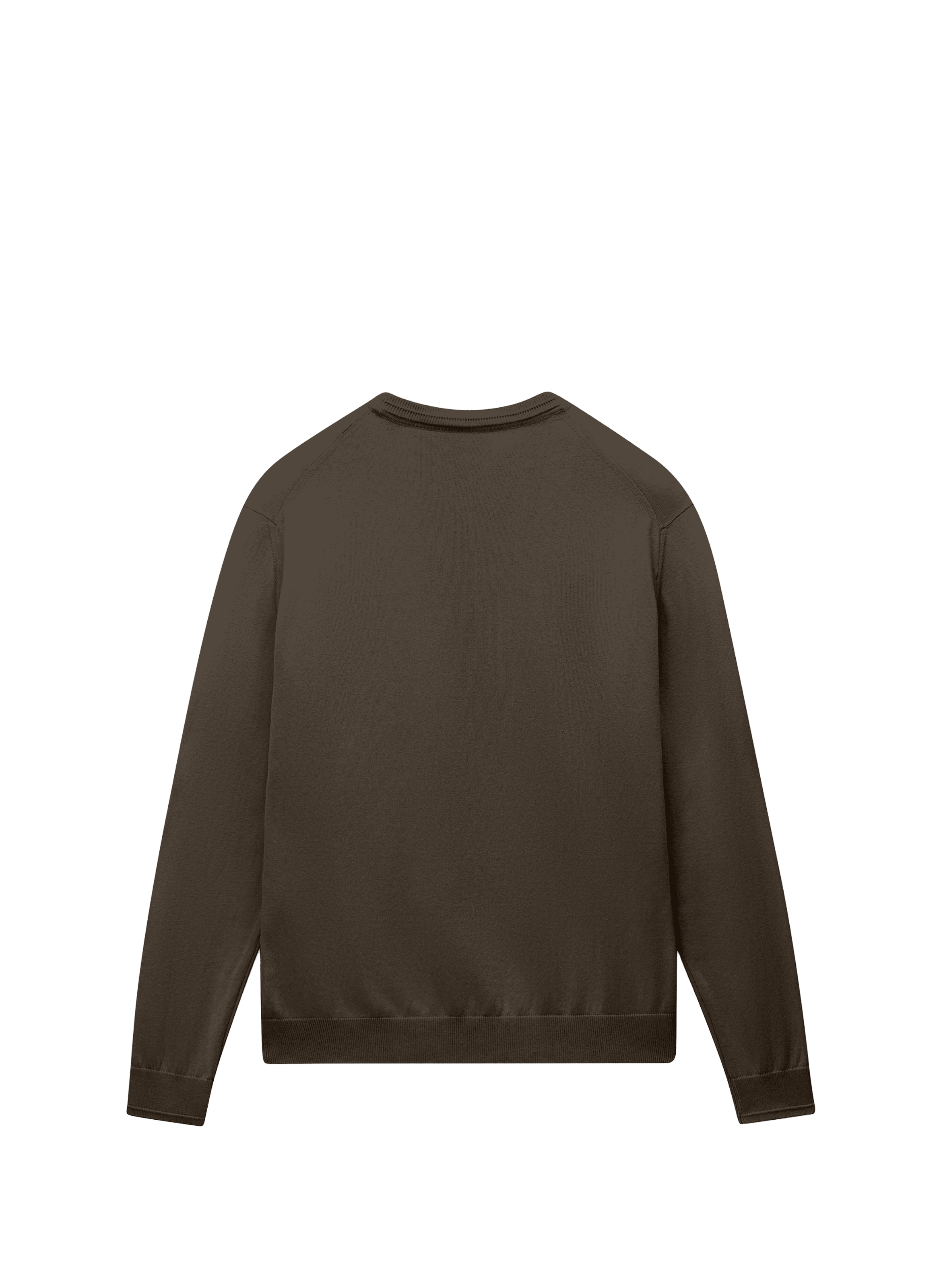 Pull droit Decatur 2.0 à logo brodé en coton NAPAPIJRI Kaki