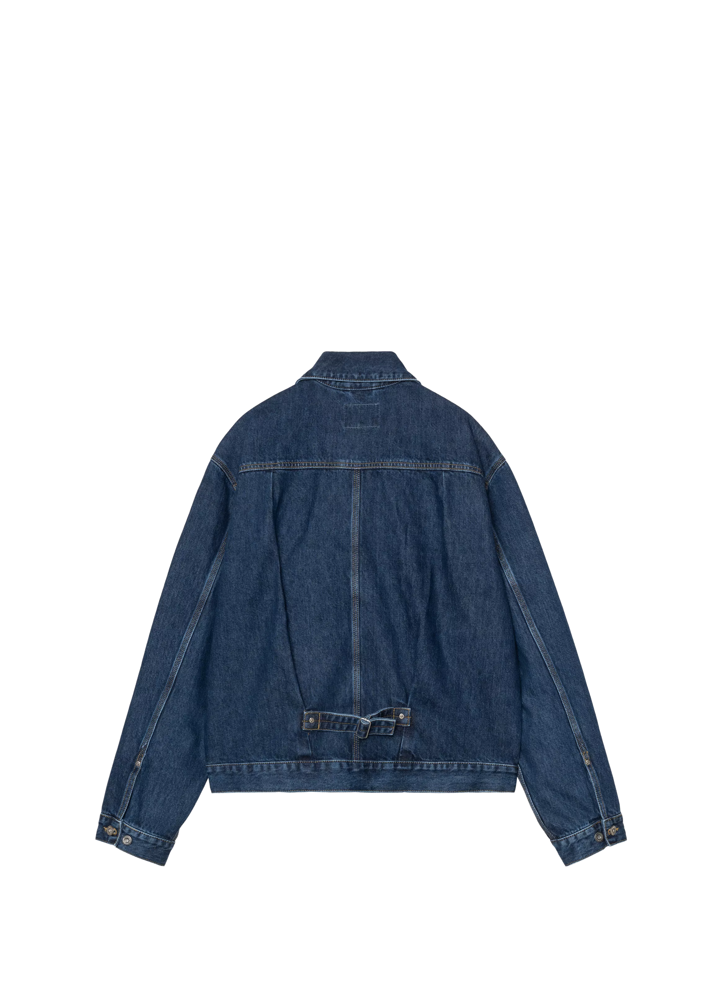 Chaqueta clásica de algodón denim con cuello tradicional CARHARTT WIP Azul