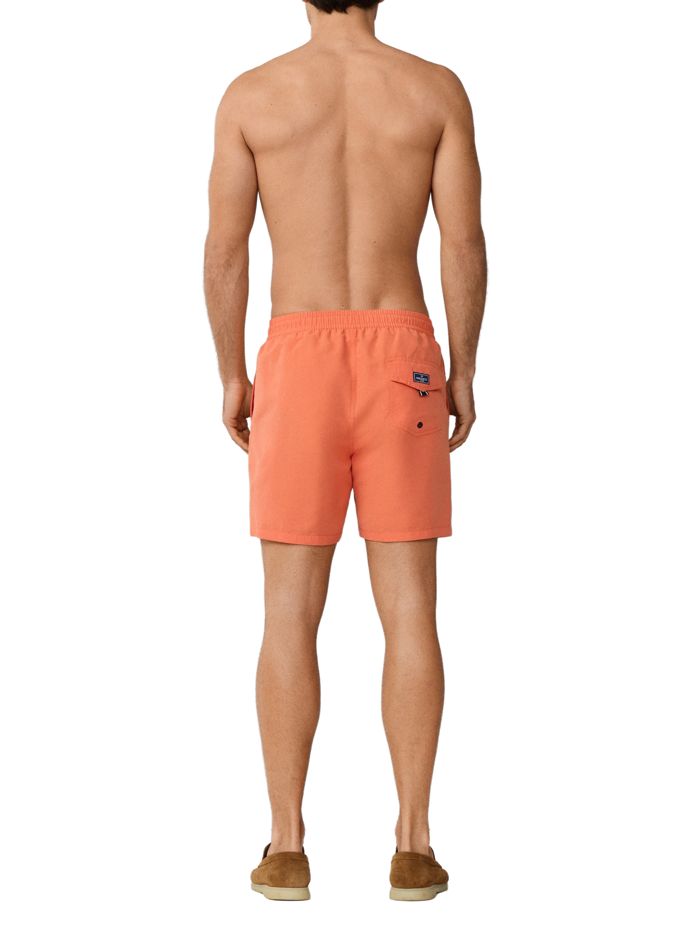 Short de bain uni HACKETT Orange