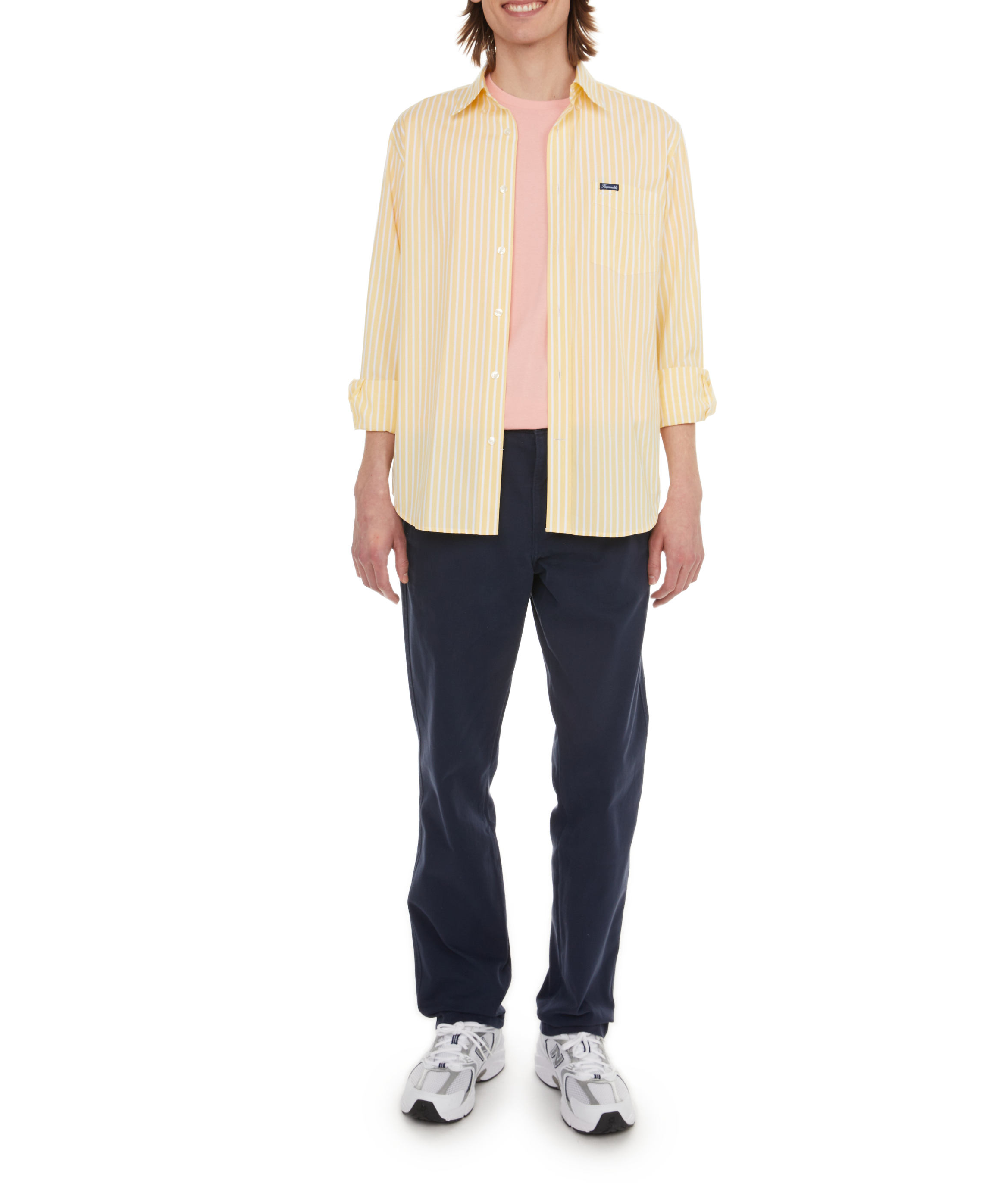 Striped shirt FACONNABLE Yellow