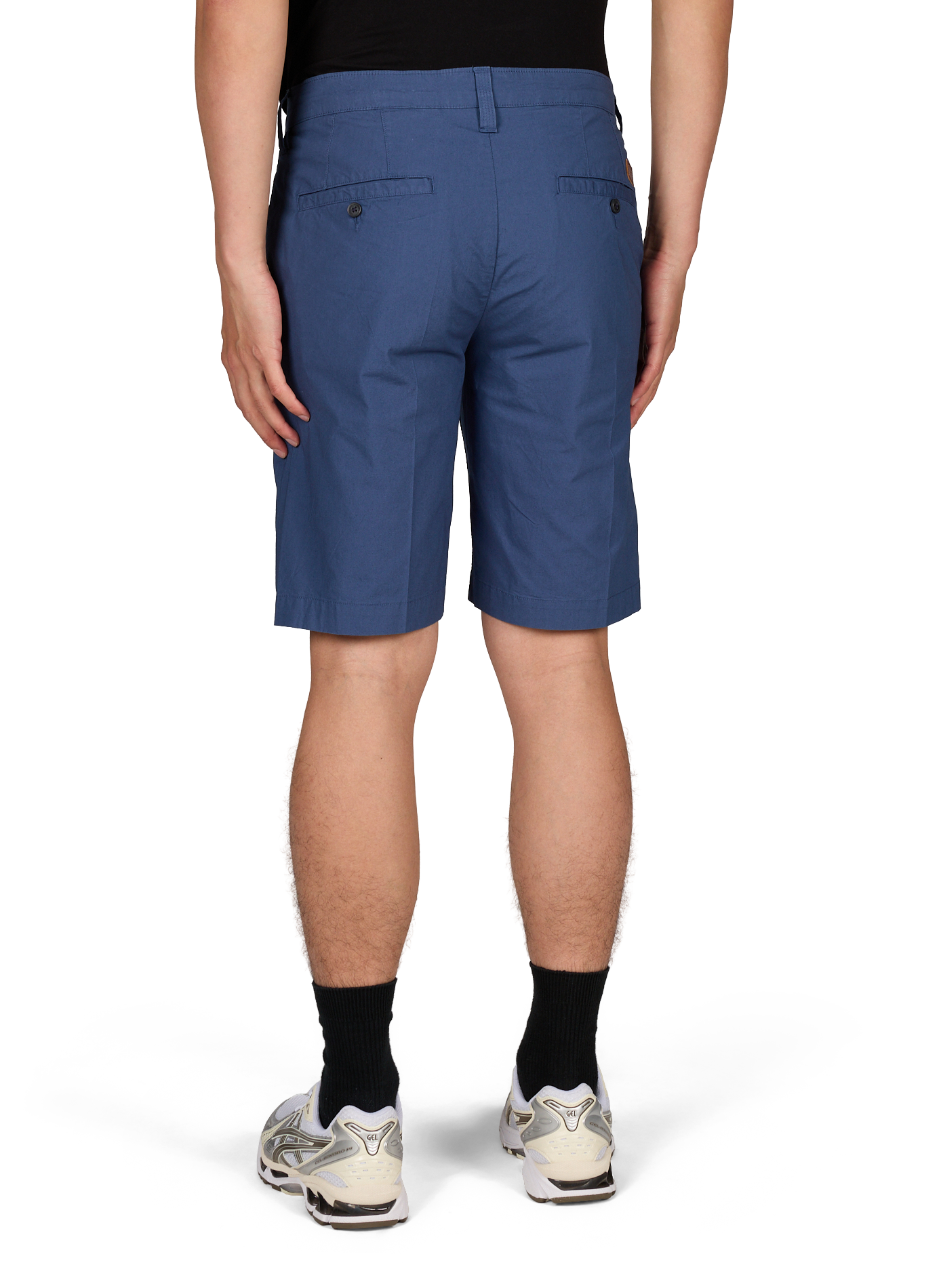 Cotton-blend chino-style shorts TIMBERLAND Blue