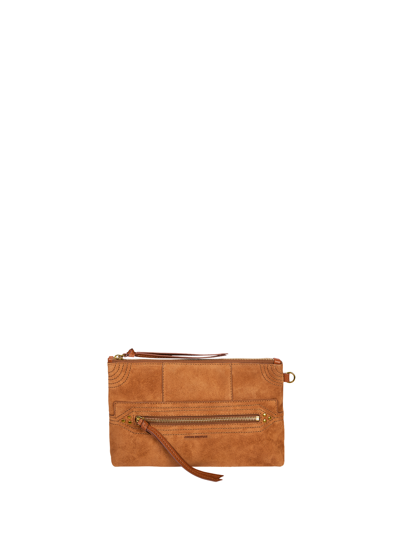 Lucky suède clutch JÉRÔME DREYFUSS Bruin