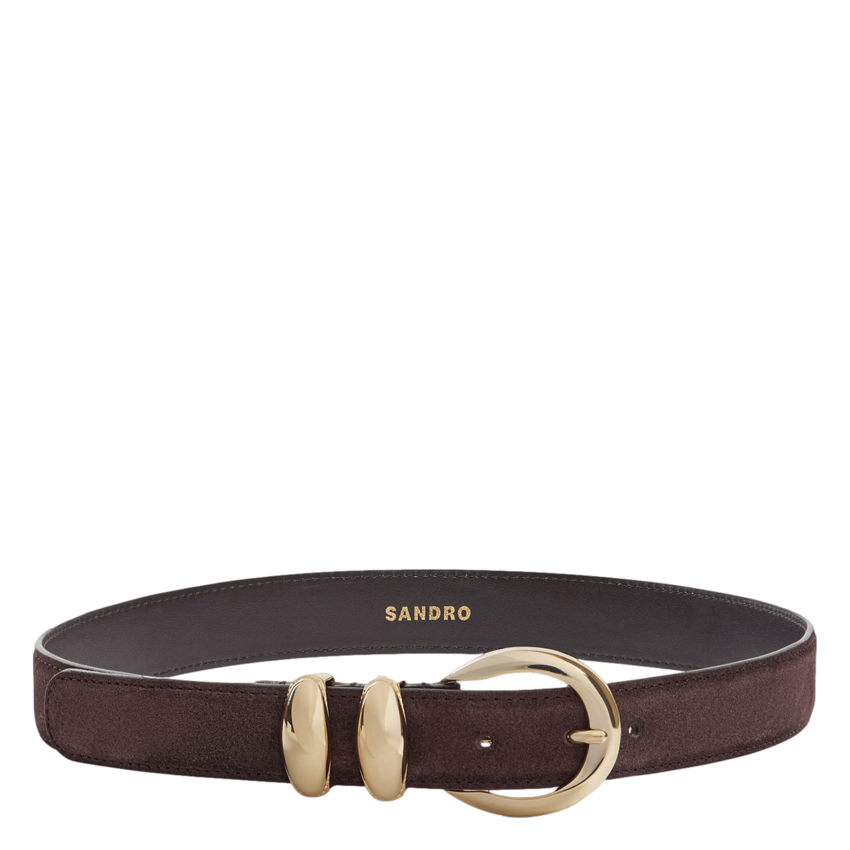 Ceinture en cuir SANDRO Marron