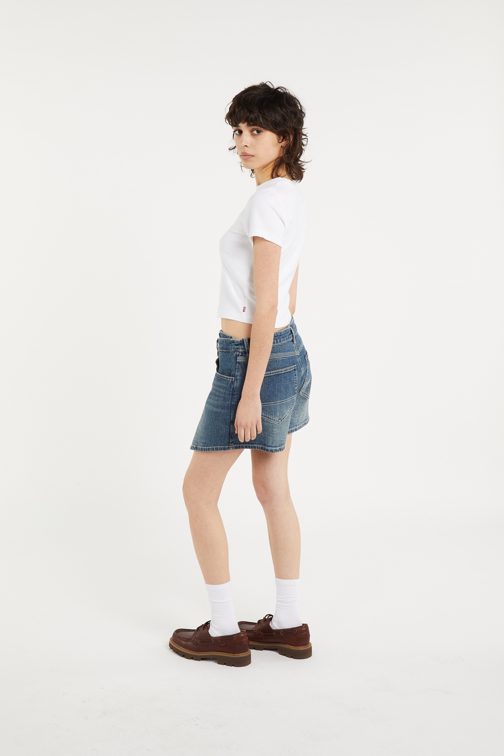 Jupe-short denim skort w DICKIES Bleu