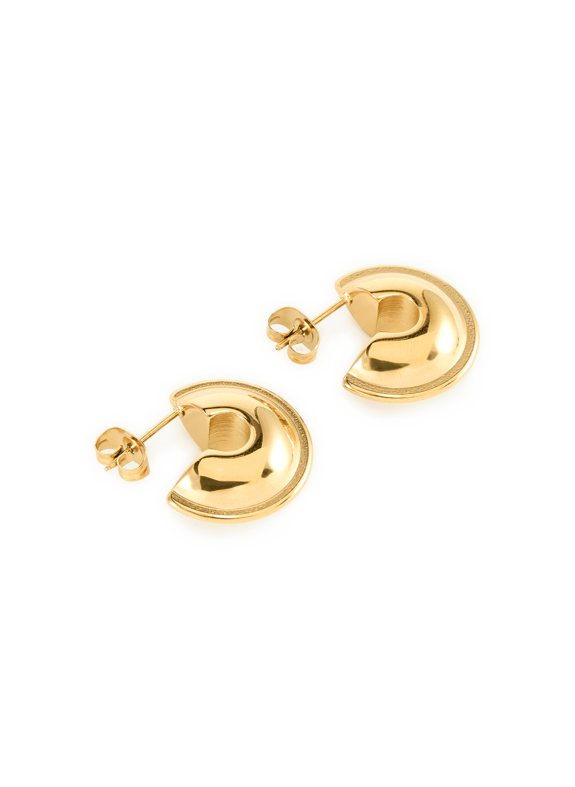  Hoop earrings  AU PRINTEMPS PARIS Golden
