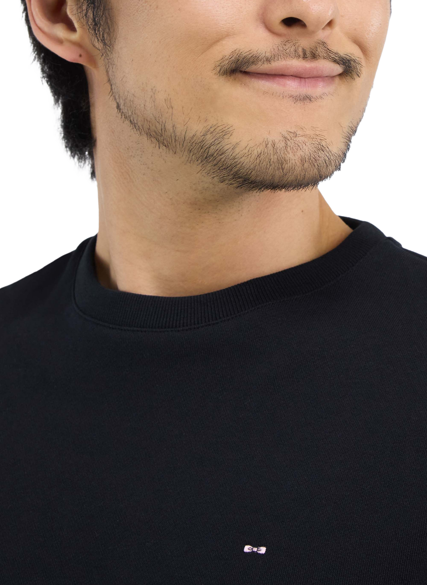 Sweat col rond en coton | Zwart EDEN PARK Heren