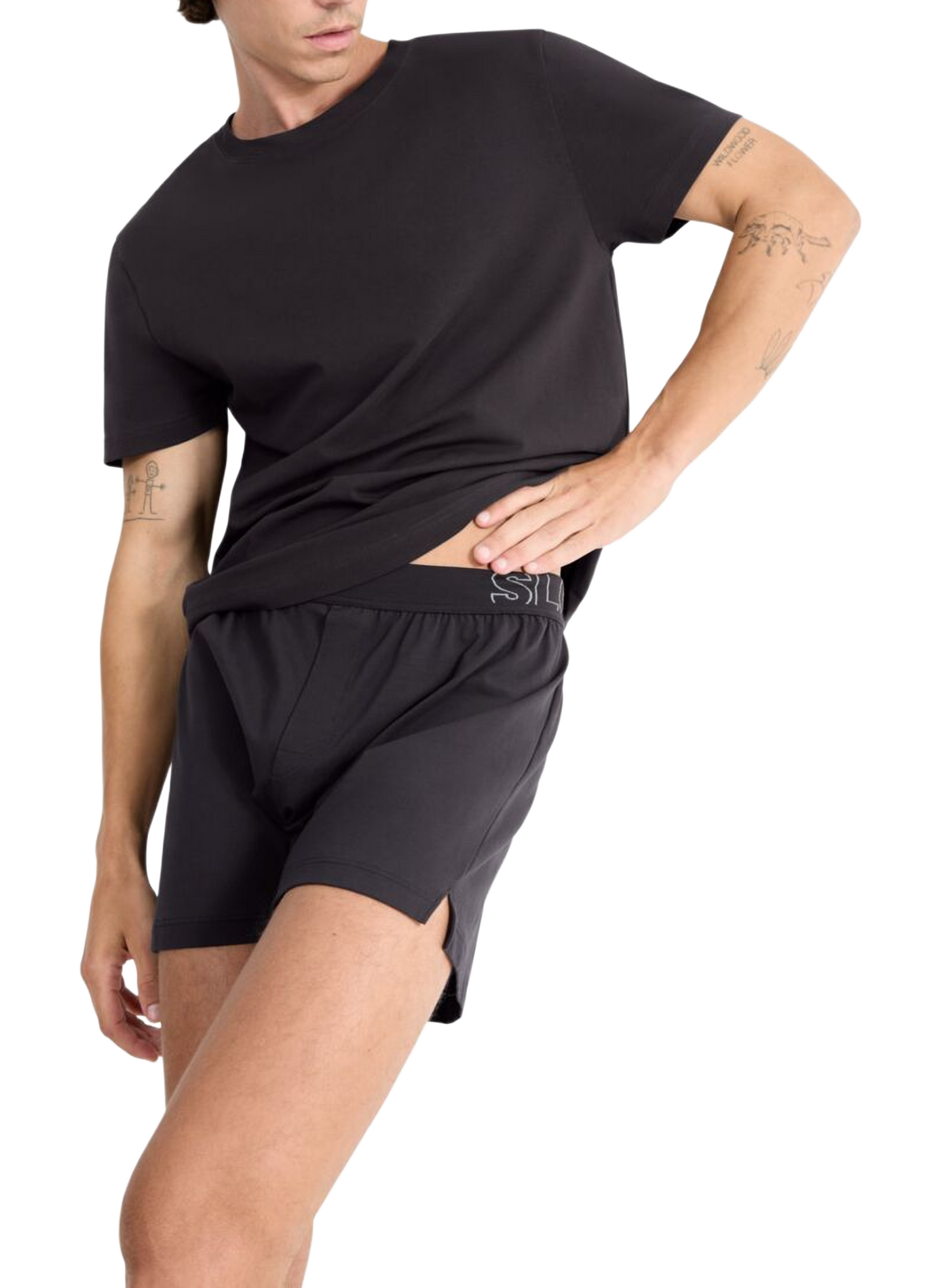 Cotton-blend boxer shorts SLOGGI Grey