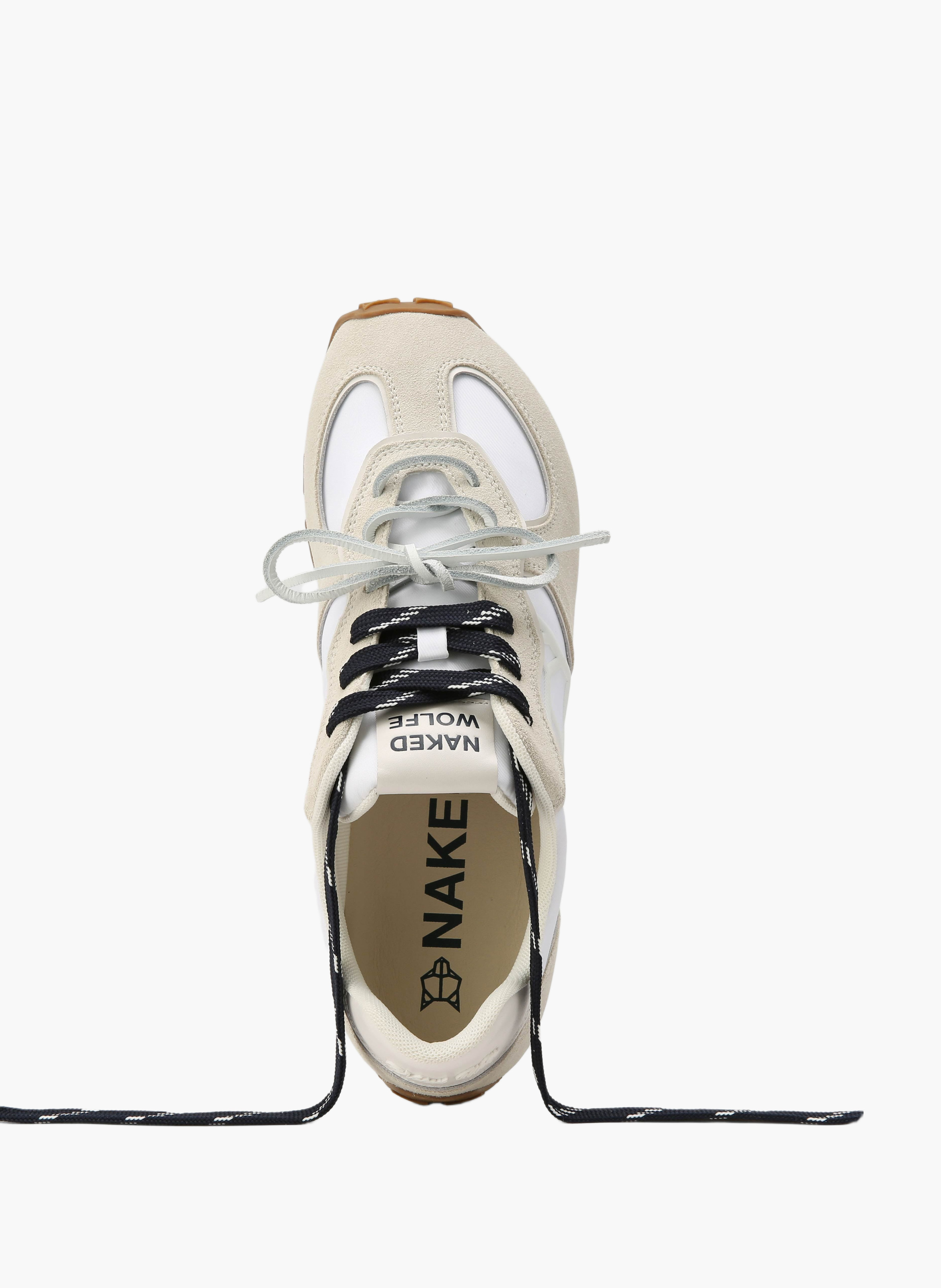 Baskets lightning en nylon NAKED WOLFE Blanc
