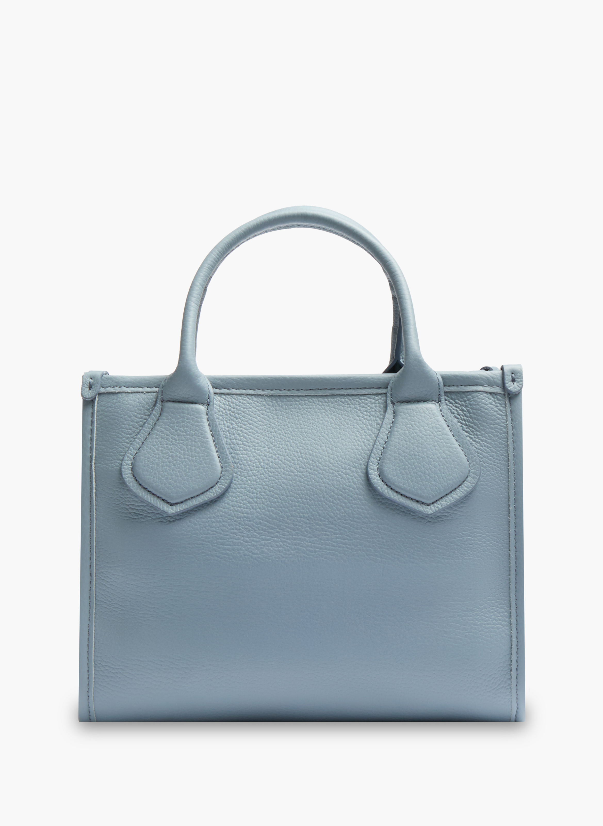 Sac cabas zippé s jour de lancel en cuir LANCEL Bleu