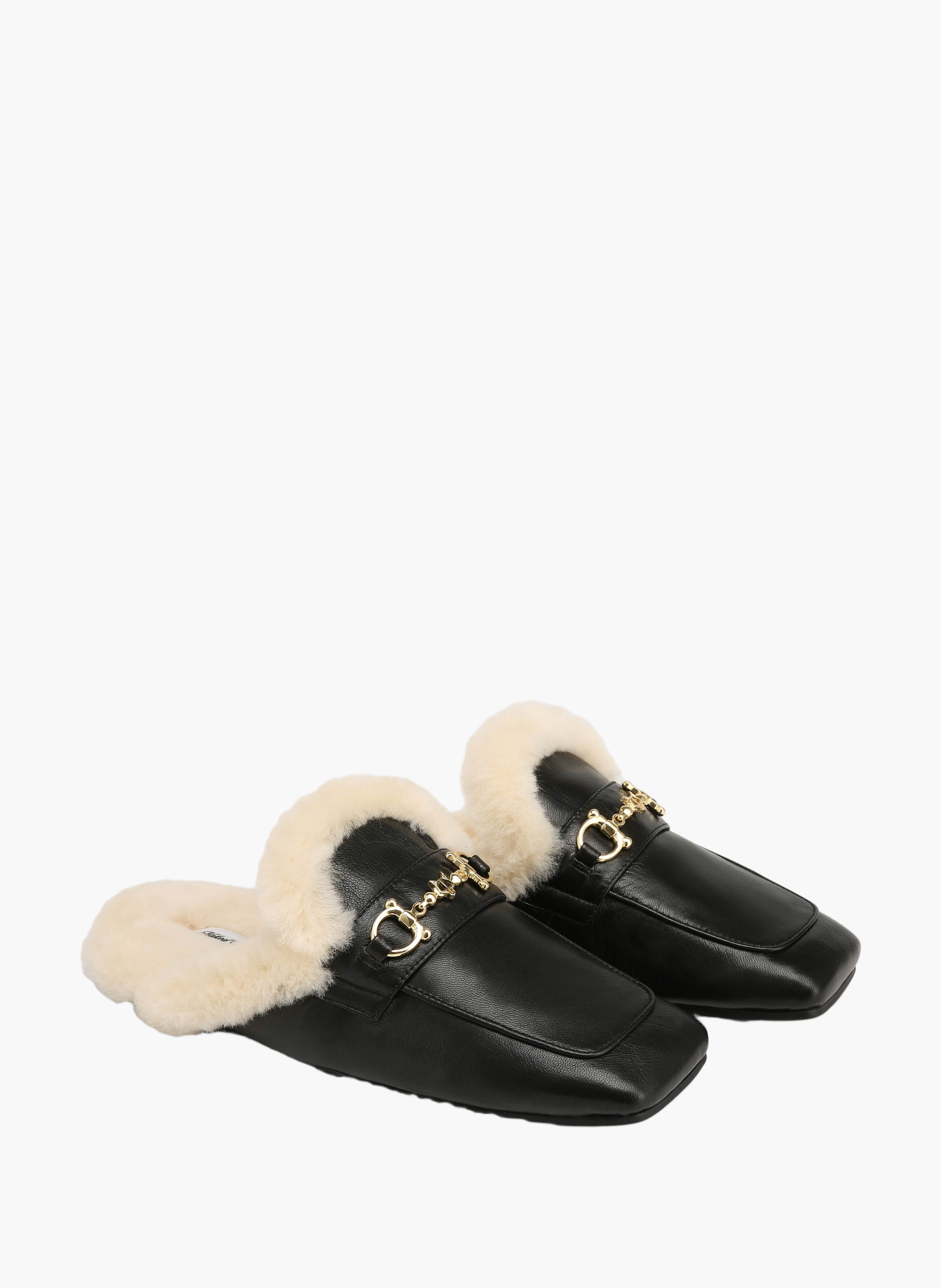 Mocassins berkley en cuir NAKED WOLFE Noir