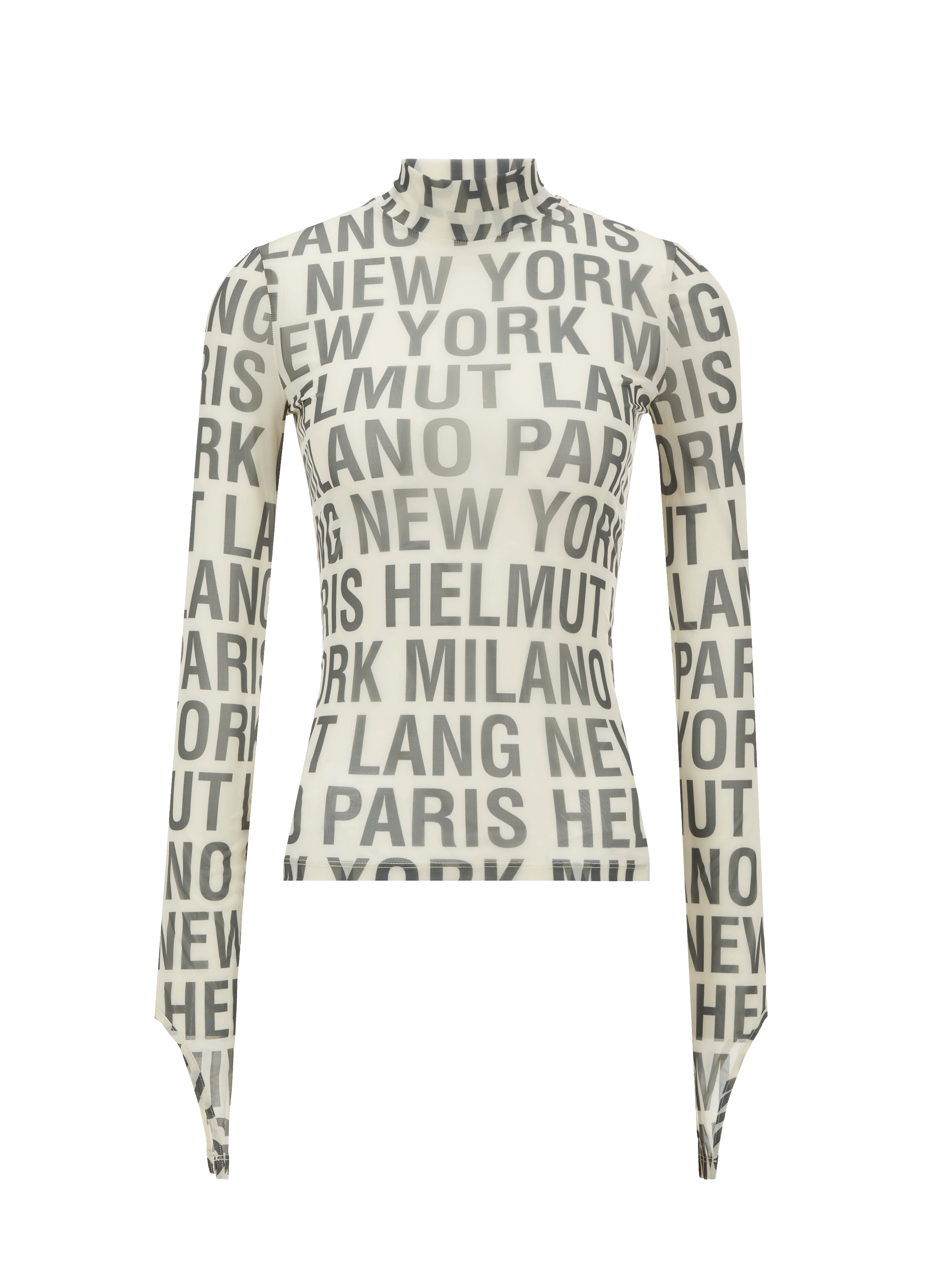 Top manches longues monogrammé