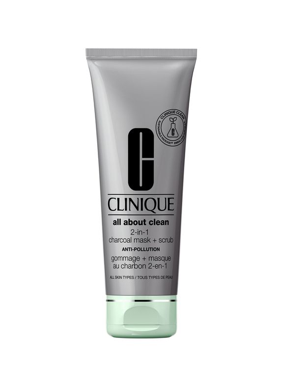 CLINIQUE All About Clean -  Gommage + Masque Au Charbon 2-en-1 