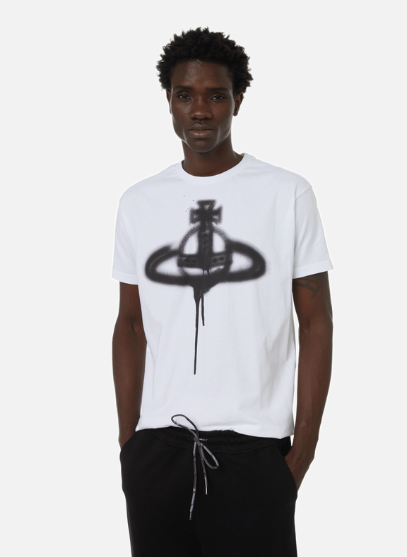 VIVIENNE WESTWOOD T-shirt imprimé logo Blanc