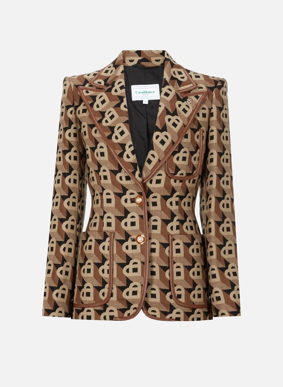 Blazer with logo  CASABLANCA PARIS Blazer with logo  CASABLANCA PARIS
